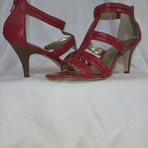 Alfani Vibrant Red Strappy Heels